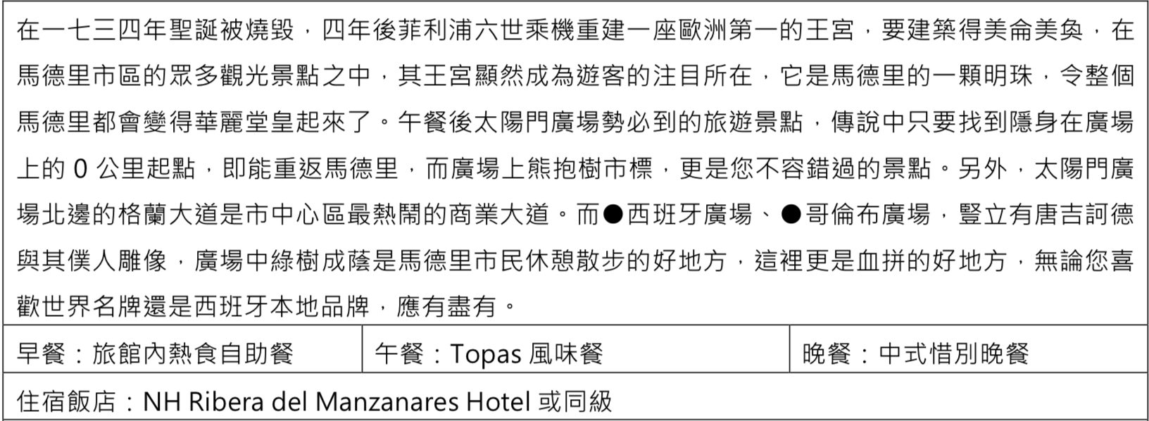 奶茶團長幸福旅行團｜0129~0209西葡團，夜臥鋪火車體驗、米其林餐廳、星級飯店、自由時間長～（奶茶團長專屬團）