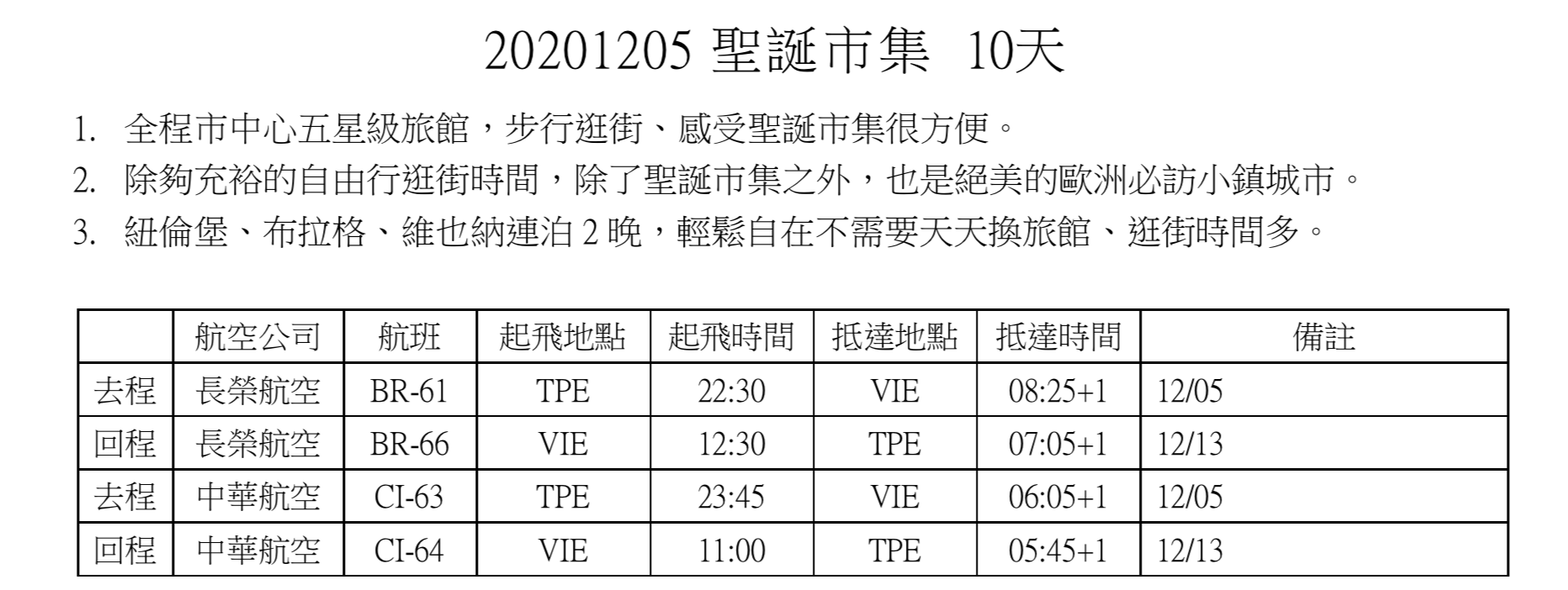 2020/1205 奶茶團長聖誕市集＋童話小鎮出團公告、報名事宜～