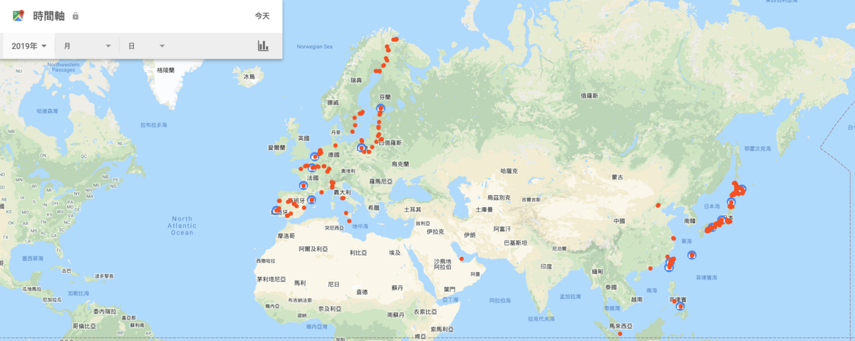 打開你的google map時間軸，自動幫你紀錄行蹤！回顧行蹤不用怕癡呆～