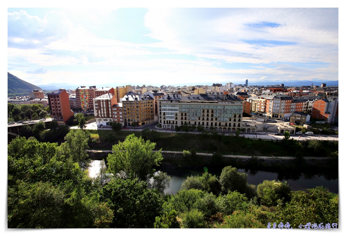 西班牙親子朝聖之路｜Day3，火車抵達Ponferrada，慢行在龐費拉達～Castillo de Ponferrada、Iglesia de San Andres、Albergue de Peregrinos San Nicolás de Flue