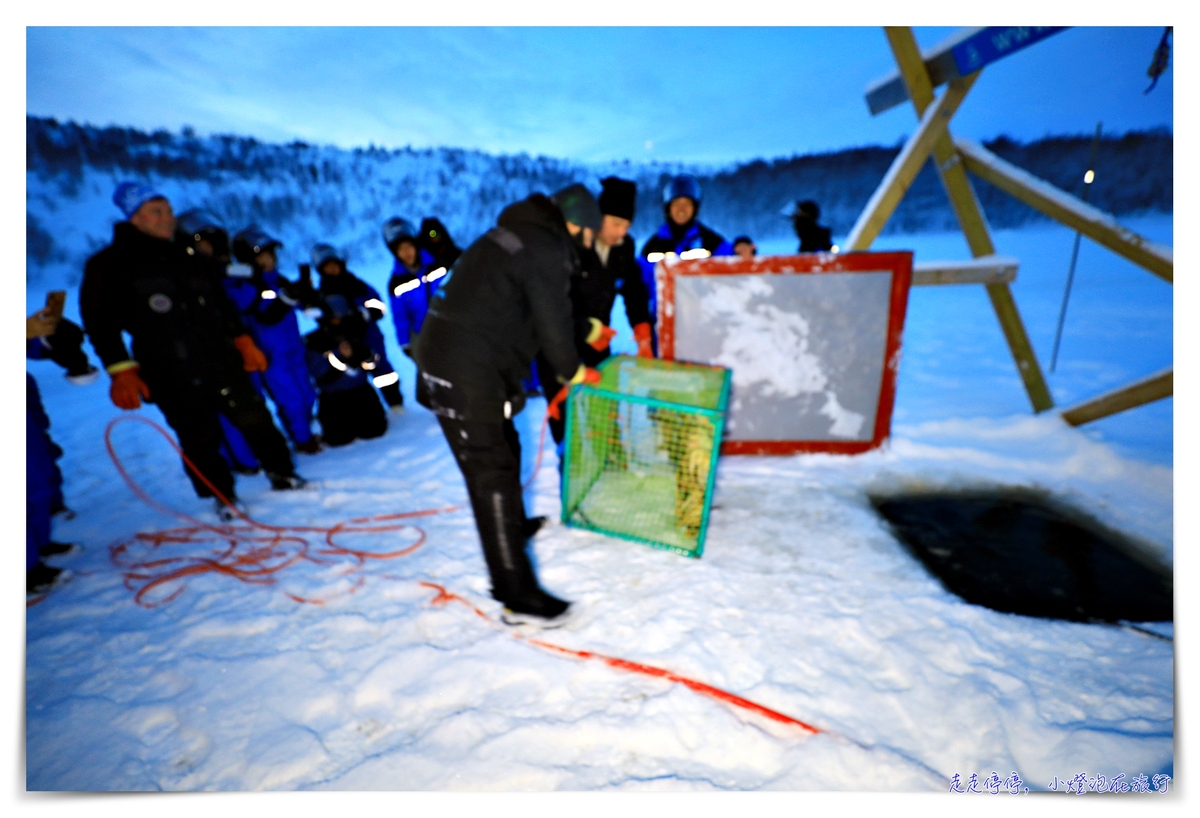 挪威帝王蟹吃到飽行程｜Snowhotel Kirkenes King Crab Safari Winter，來一場雪上，來一場雪上抓蟹、大口吃蟹～