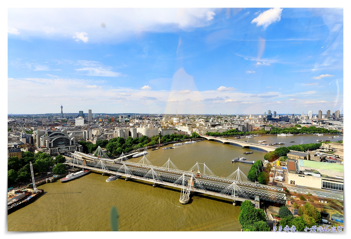 倫敦第一名景點｜倫敦眼London EYE、泰晤士河遊船River Thames Cruise