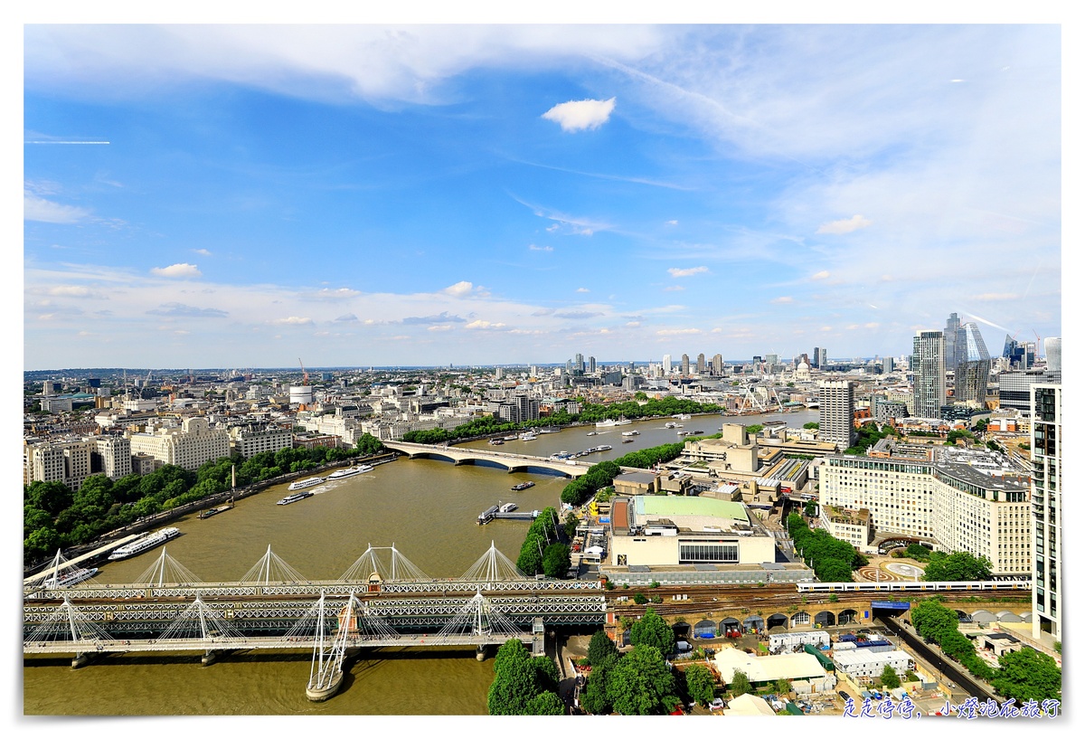 倫敦第一名景點｜倫敦眼London EYE、泰晤士河遊船River Thames Cruise