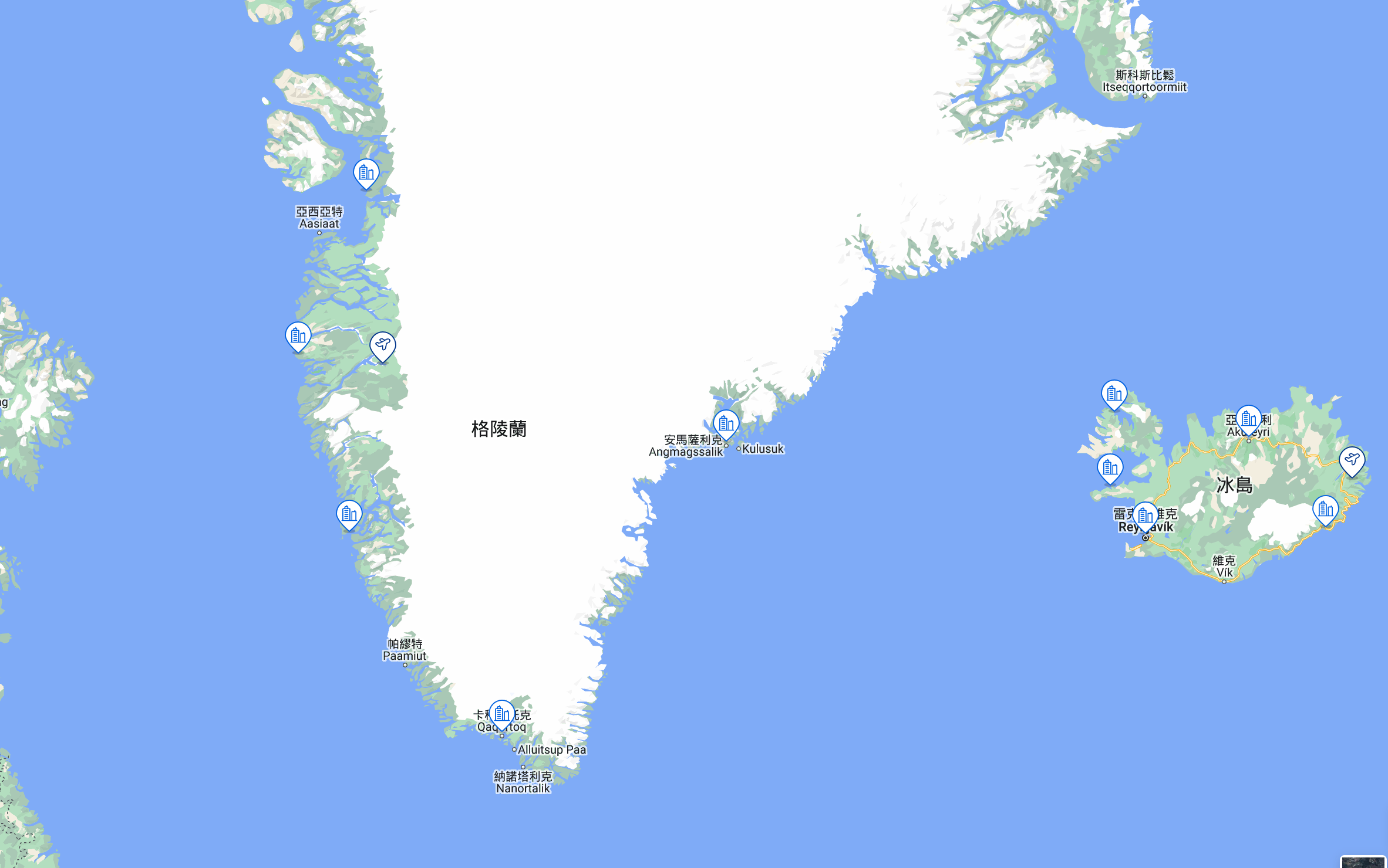 格陵蘭自由行攻略｜關於格陵蘭行程、城市、注意事項、住宿、行程特色、網路、交通