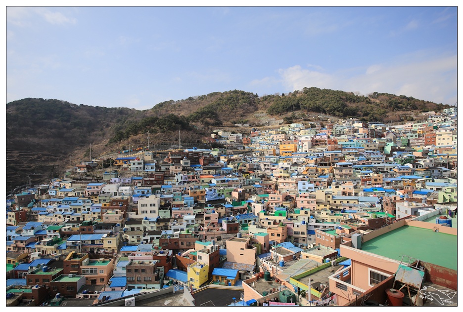 釜山超人氣景點|甘川洞文化村Gamcheon culture village。走一趟藝術村、來一趟與自己的浪漫旅行～完整走跳攻略～