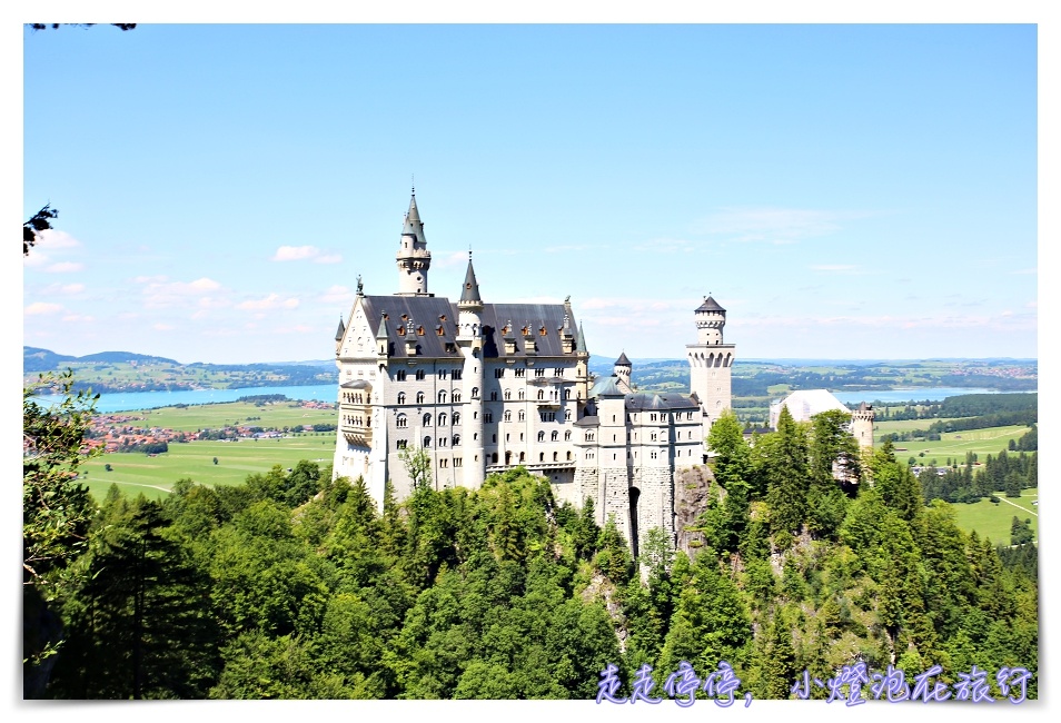 德國第一名景點｜新天鵝堡Schloß Neuschwanstein一日旅行，慕尼黑搭乘交通工具出發、時間安排全建議～