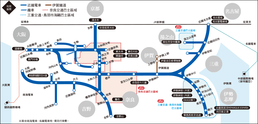 近鐵pass｜五日pass plus，走跳京都、大阪、奈良、名古屋、三重地區超划算日本在地景點～