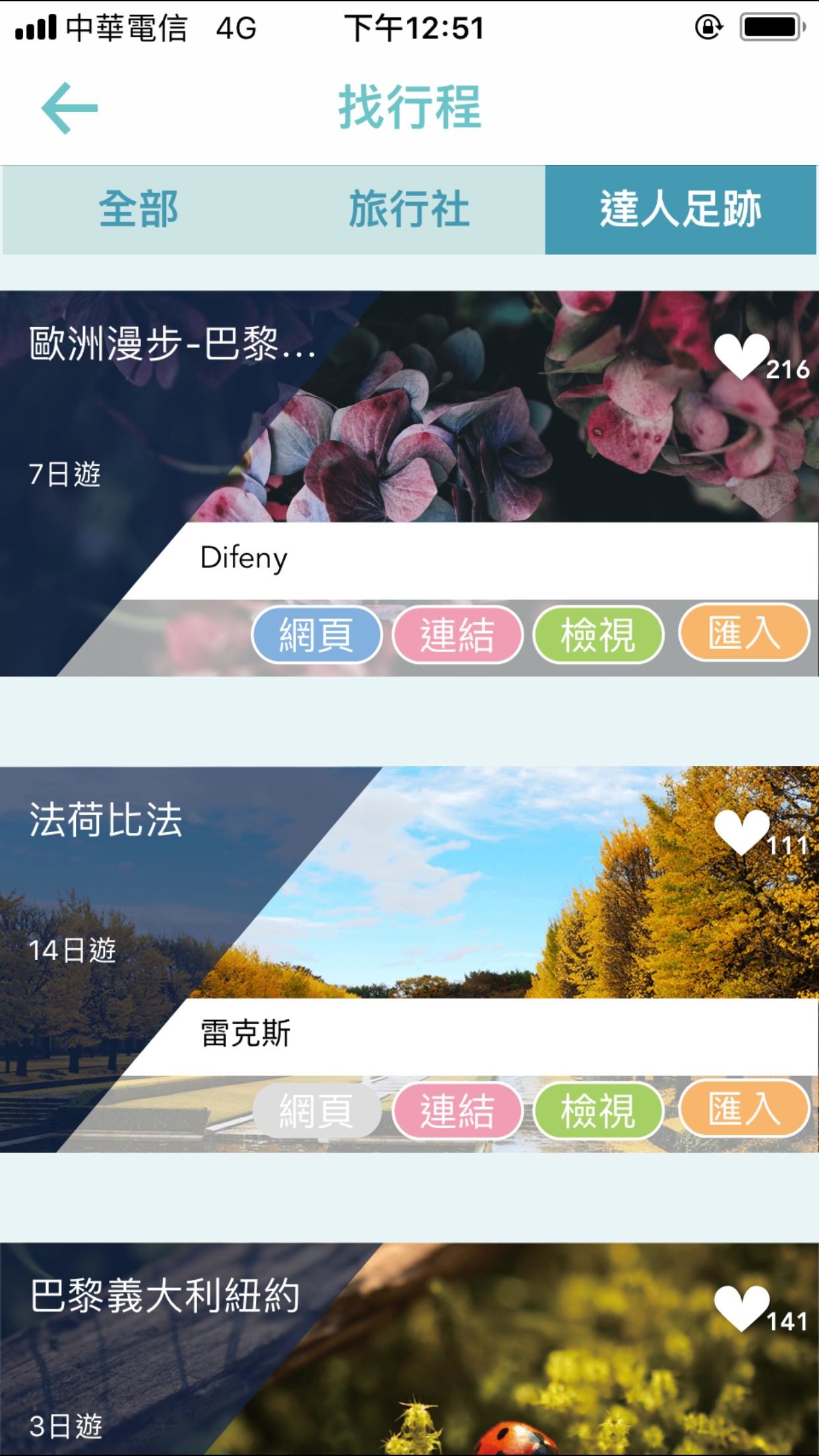 旅行規劃APP  旅行蹤進化版。找景點、行程、旅伴共同編輯、旅遊商城～一個app滿足你整個自助旅行行程規劃所有需求～