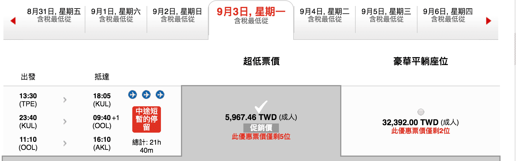 亞航特價！紐澳線、東南亞線2018/9/3～2019/5/超級大特價～紐澳只要9K不含行李，預訂明年寒假溫暖旅行趁現在