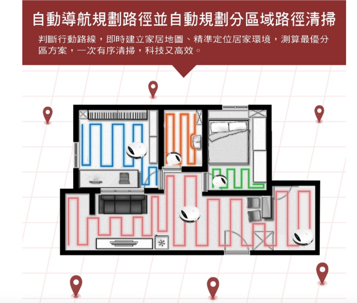 掃地機器人推薦團購｜CP值超高【THOMSON】路徑導航掃地機器人TM-SAV26DS