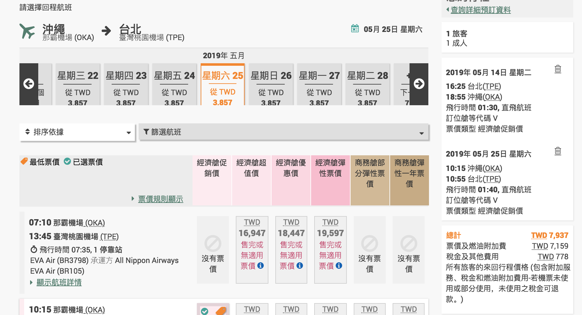 華航ITF線上旅展開跑，到底長榮強還是小花強？（查票：107.10.30）