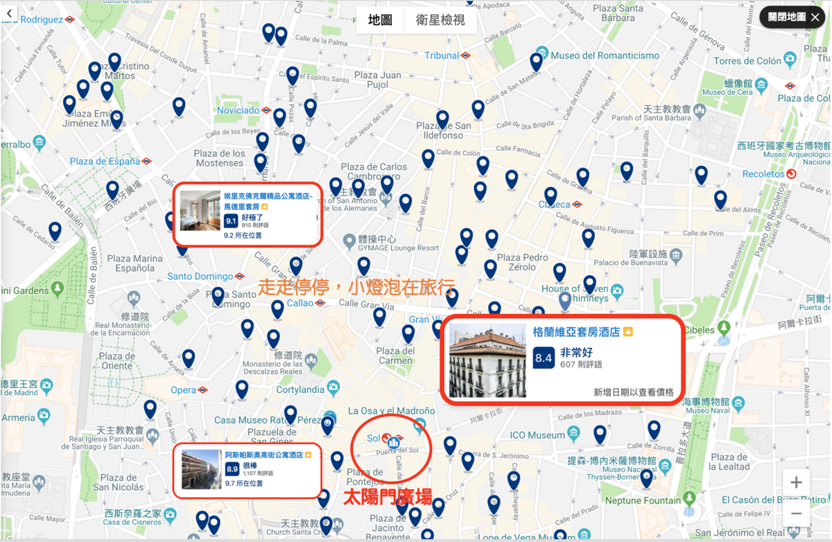 馬德里精選三家親子自由行公寓式酒店推薦，地點好、住宿品質好、方便舒適～西班牙親子自助很簡單唷～