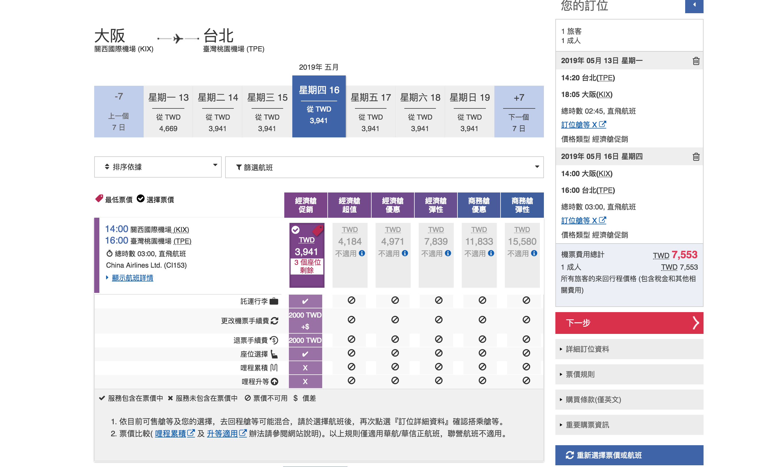 華航瘋了！6月底前大促銷～年終雪拼節～票還很多～全航線促銷～台北台中高雄都有票（查票：107.12.13）