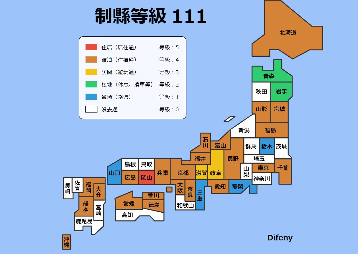 確認你是不是日本達人？日本制縣等級填入網站～請問你是哪一級啊？