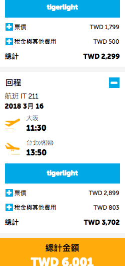 虎航2018夏季航班開賣！！12/5開催搶購！！夏趴第一波大特賣！！